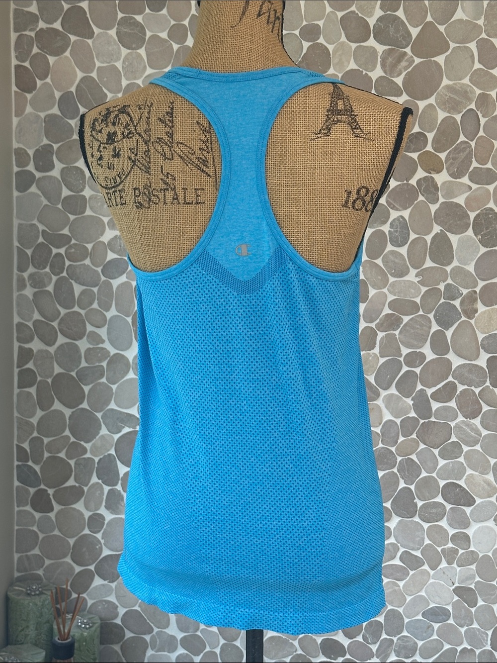 Champion Blue Performance Racerback Tank Top - Picture 5 of 6